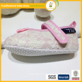 2015 Bestseller Qualität hübsche Hand gestrickte rosa Bogen Prinzessin Schuhe Mokassin Schuhe